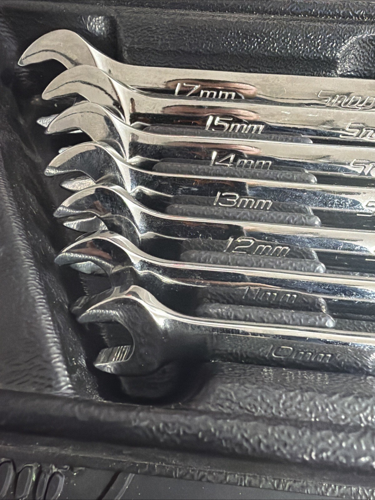 SNAP-ON TOOLS 7 pc 12-Point Metric Flank Drive® Plus Combination Wrench Set