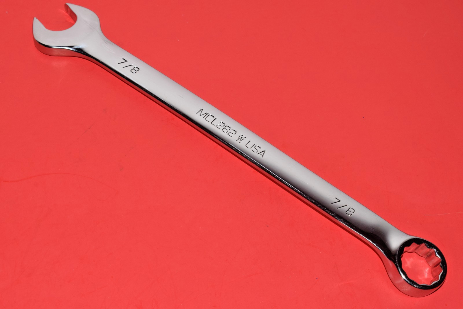 NEW MATCO SAE 7/8″ LONG Combination 12-Point Box Head Open End Wrench MCL282