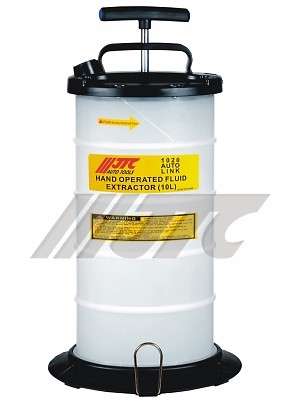 HAND OPERATED FLUID EXTRACTOR (10L), JTC TOOLS # 1020