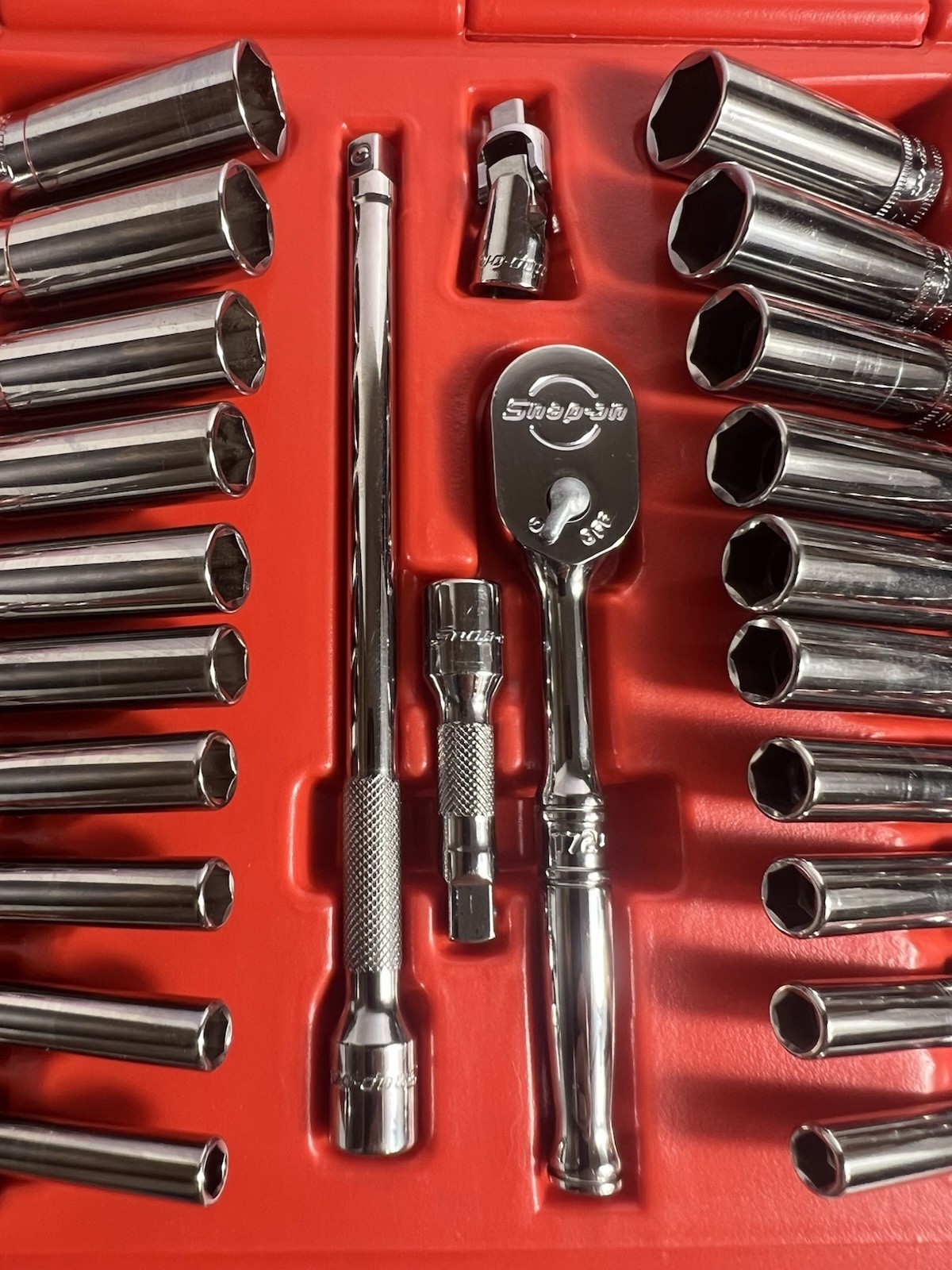 Snap-on 144TMPB 44pc 1/4” Drive 6pt General Service Set *Excellent*