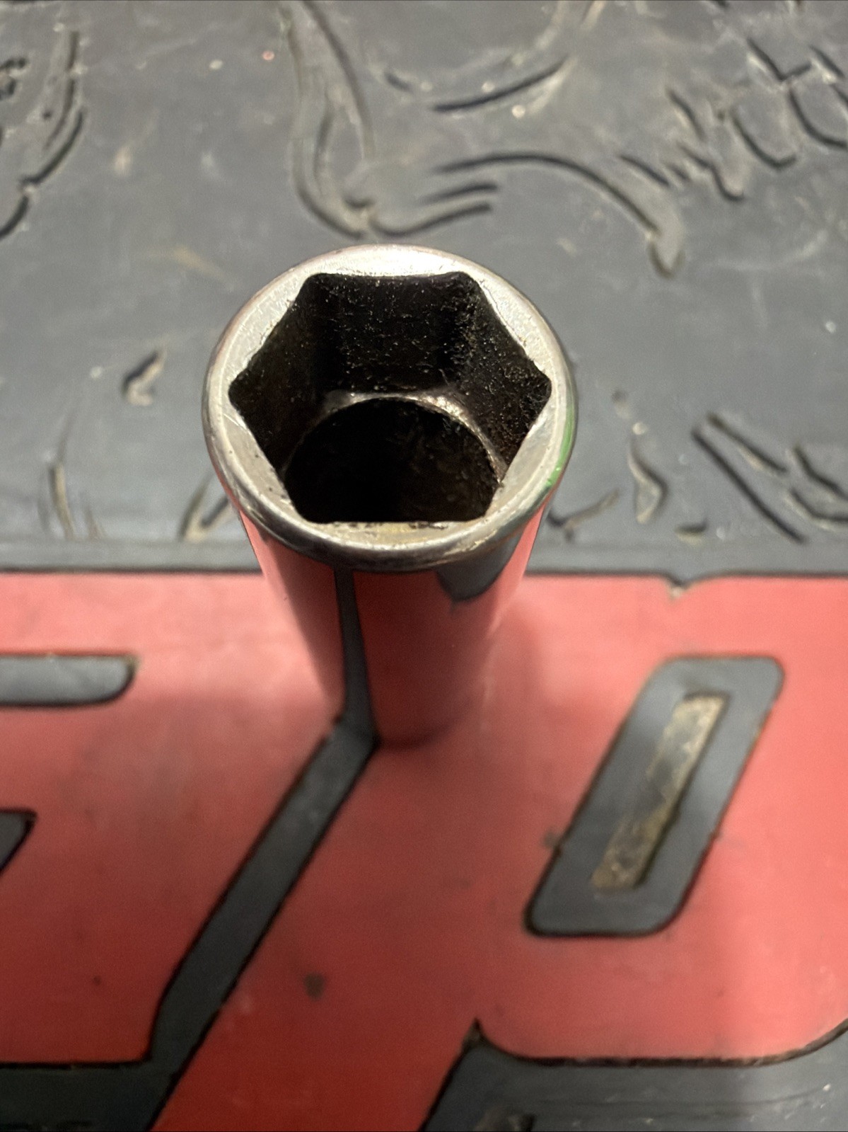 SNAP ON STM14 7/16 FLANK DEEP SOCKET 6 POINT 1/4″ DRIVE USA MADE FREE SHIPPING
