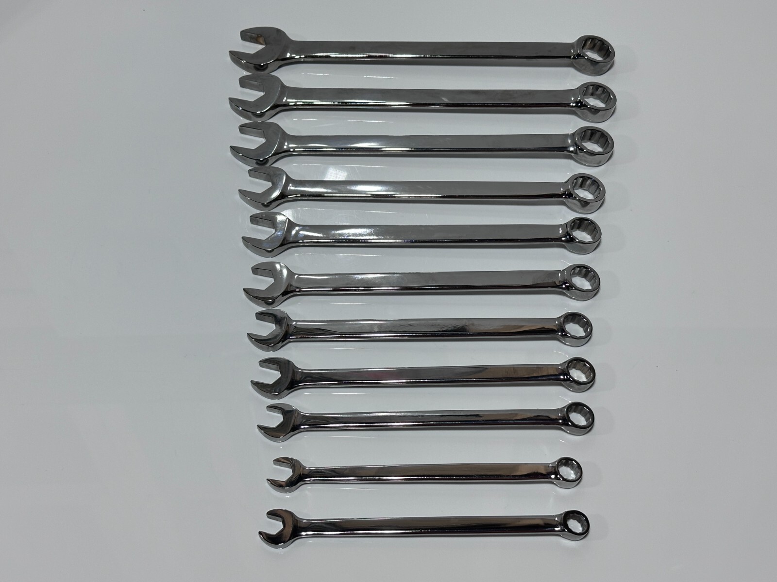 Matco Tools USA SWCLM12T 11pc Metric 9mm-19mm Full Polish Combination Wrench Set