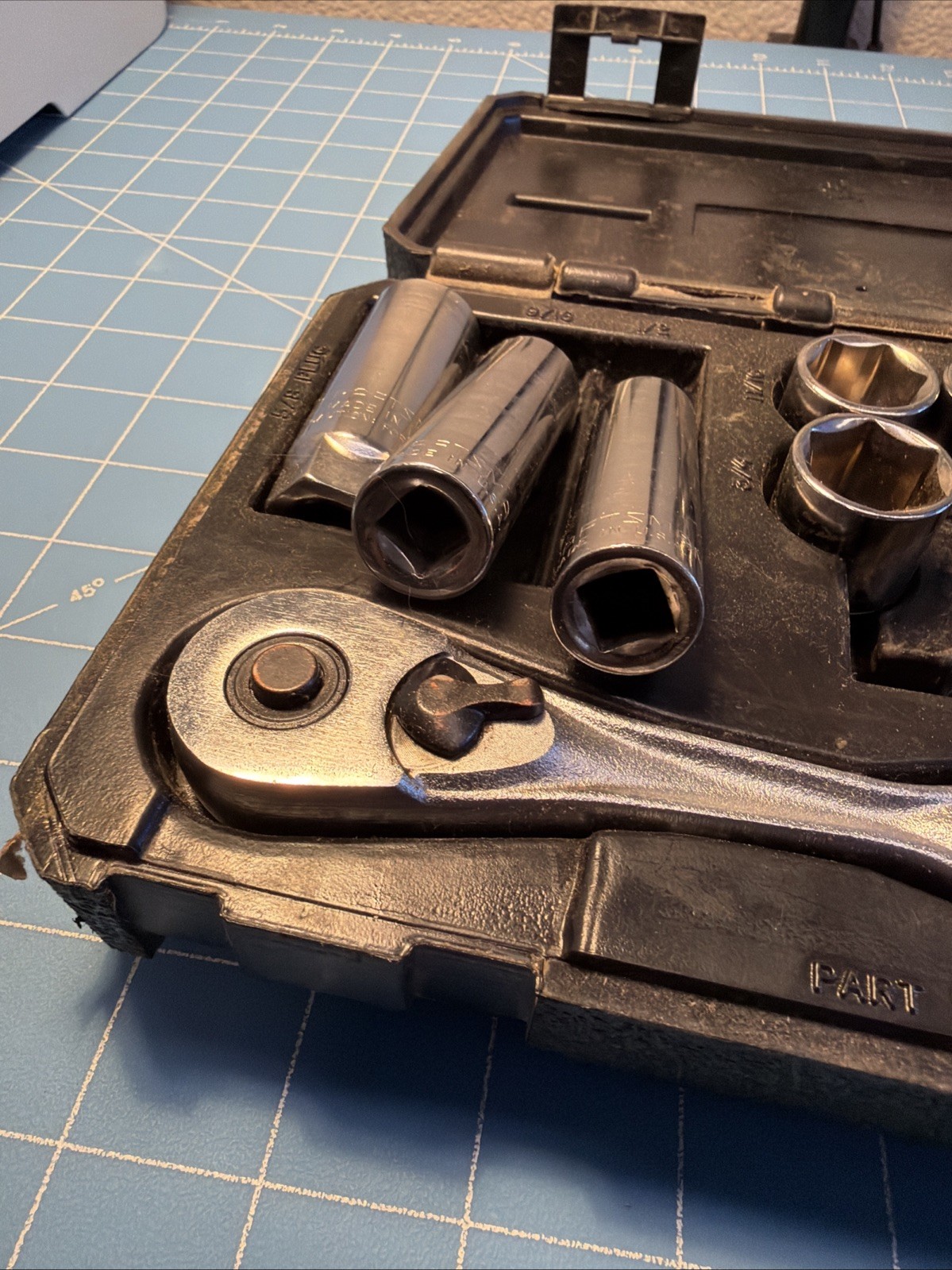 Craftsman USA 12pc Socket Set 3/8″ drive SAE 34786 G series 3/8″-3/4″