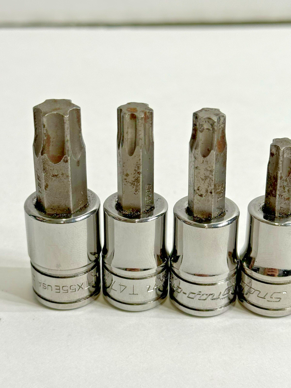 Snap On Torx Bit Socket 3/8″ Drive Set of 6: T55 T47 T45 T40 T30 T27