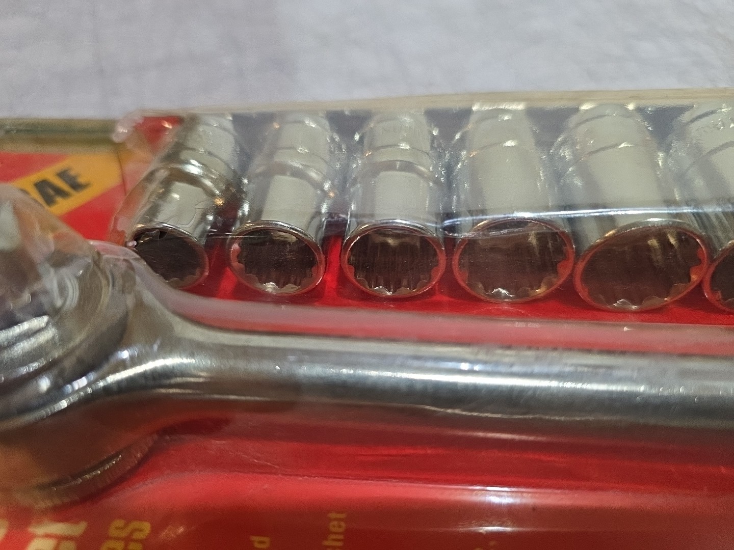 Vintage Allied 1/2″ Drive Socket Set 12 Pieces Chrome wratchet extension NEW