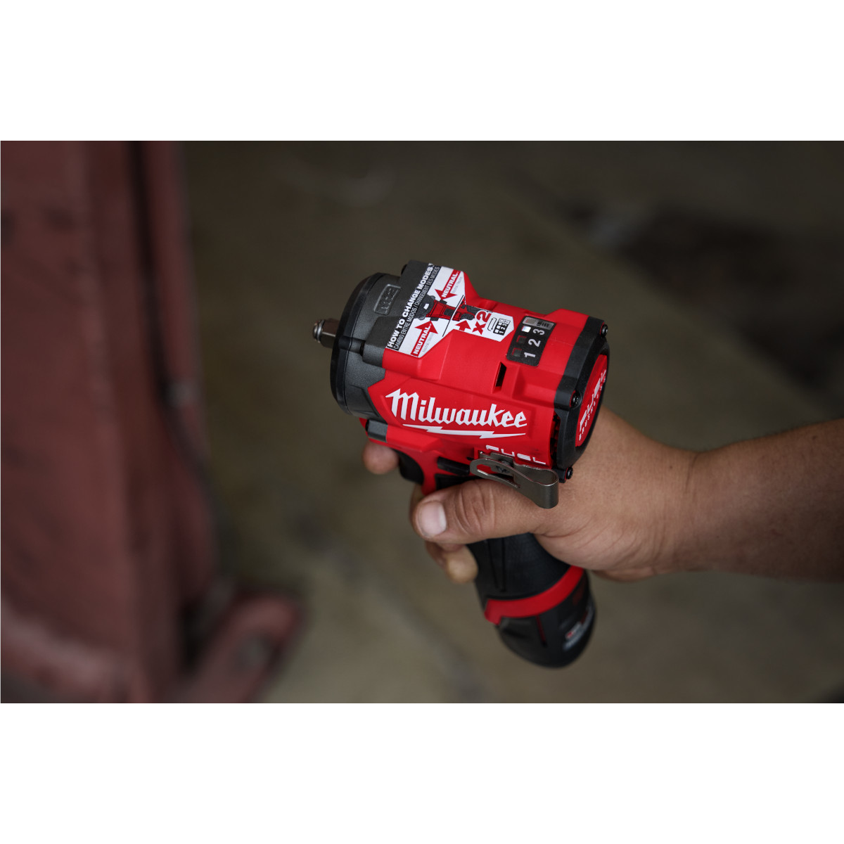 Milwaukee Tool M12 FUEL Stubby 3/8 Inch Impact Wrench Kit