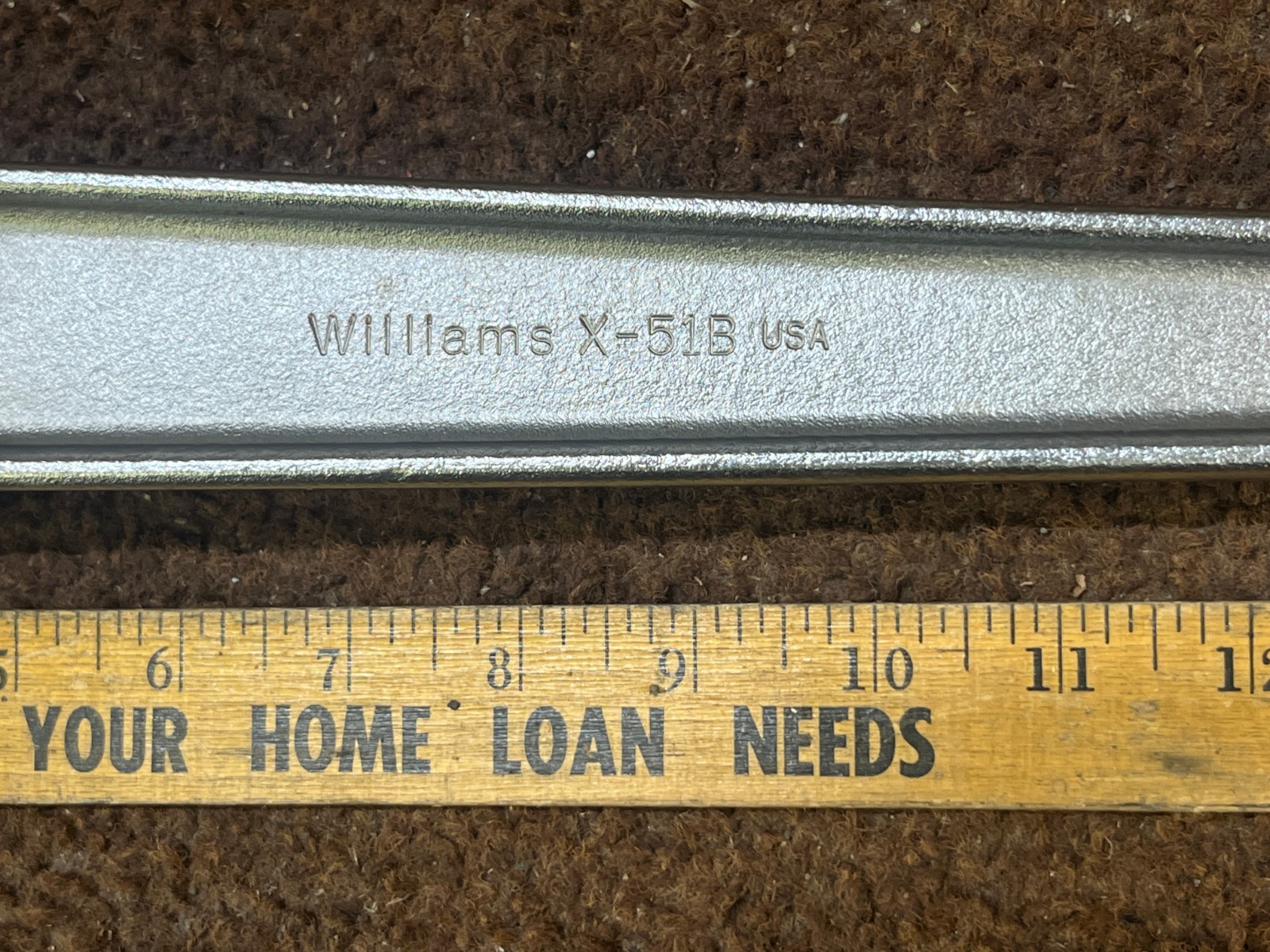 Williams X-51B Professional Grade 1 Inch Drive Ratchet Wrench NICE