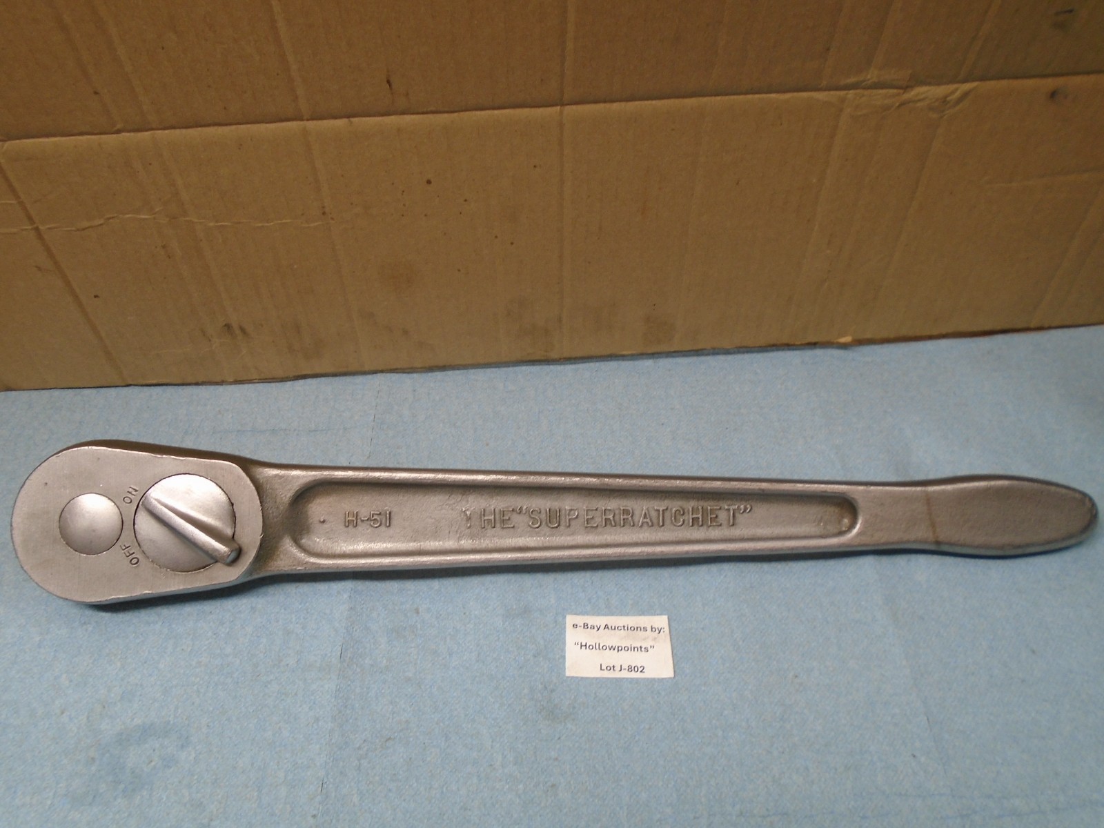 J.H. Williams H-51 USA Superratchet 3/4″ Drive Heavy Duty Ratchet 19″ Long J801