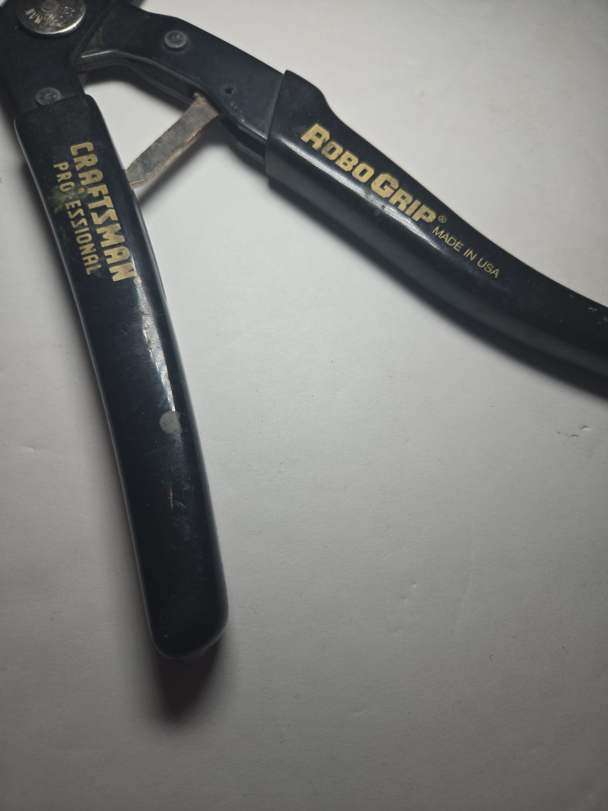 VTG Craftsman Professional Robo Grip 9″ Pliers # 45010 V-Notch Jaws CLEAN