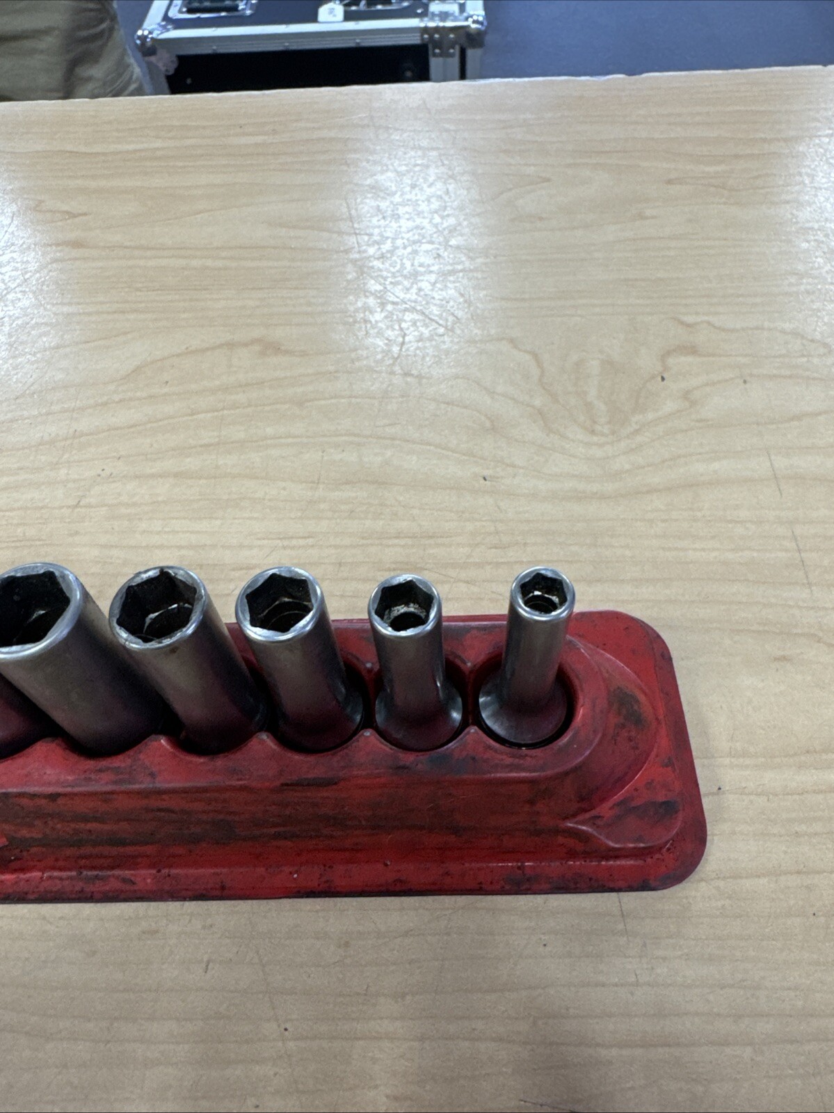 Snap On SAE Deep Socket Set 3/8″ Drive 6 Point 11pc W/ Magnetic Tray 211SFSY