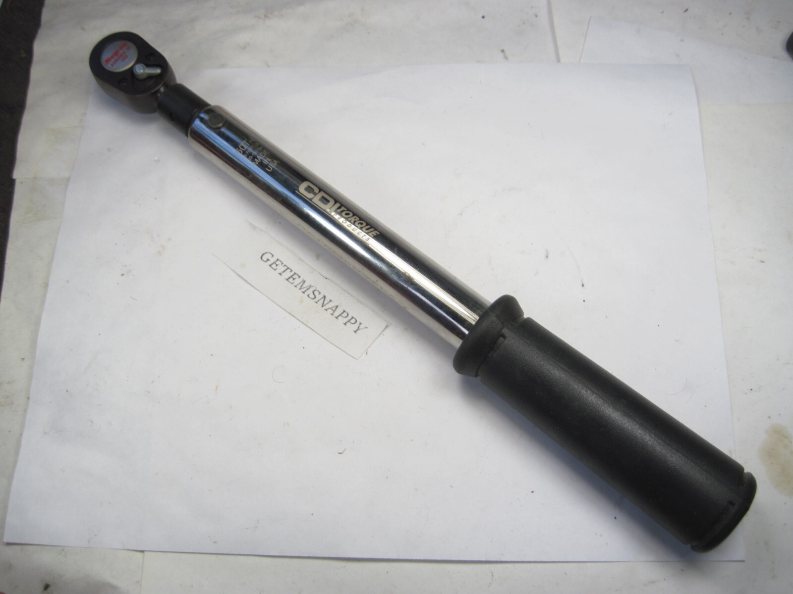 Snap On/CDI 3/8″ Drive Torque Wrench 15-75 FT Lbs 20-102 Nm MINT