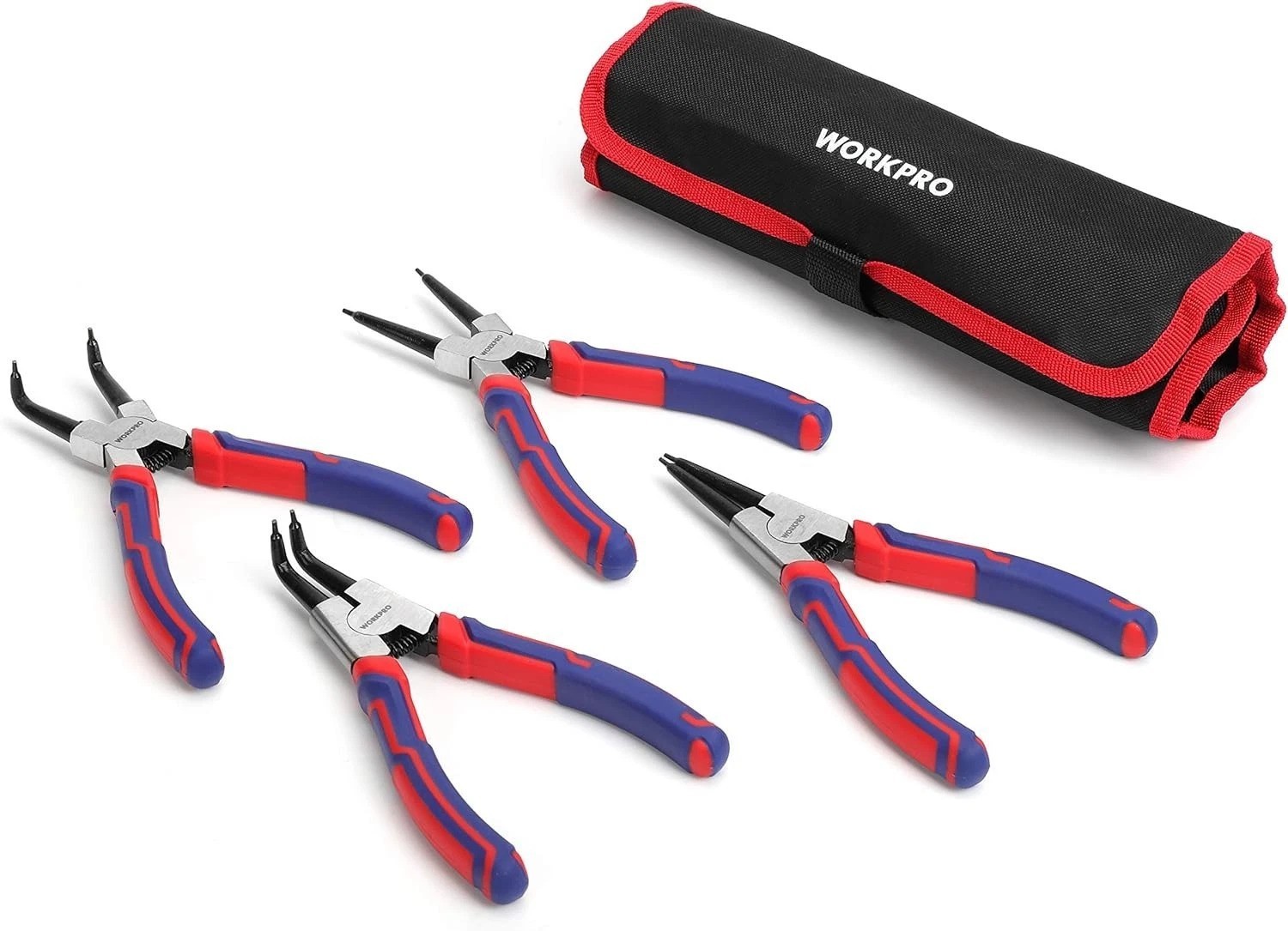 Snap Ring Pliers Kit – 4-Piece Set with Storage Pouch