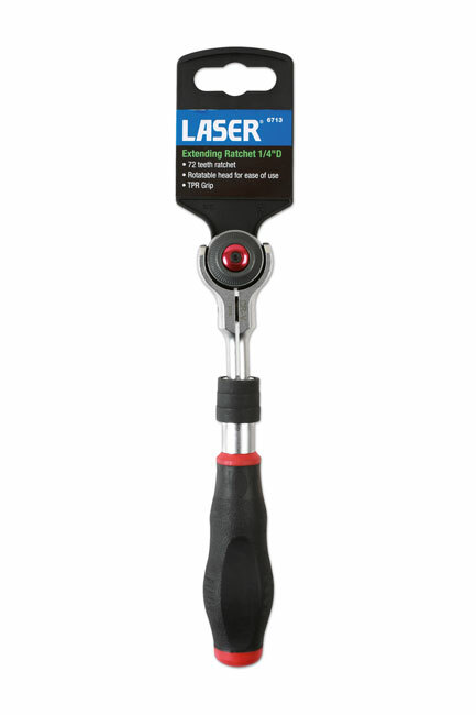 Laser 6713 1/4″D Extending Ratchet