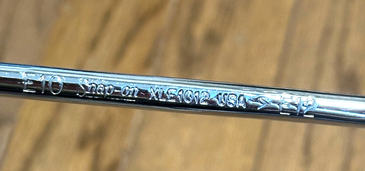 🇺🇸 Snap On Tools E10 E12 External TORX Star Offset Double Box End Wrench USA