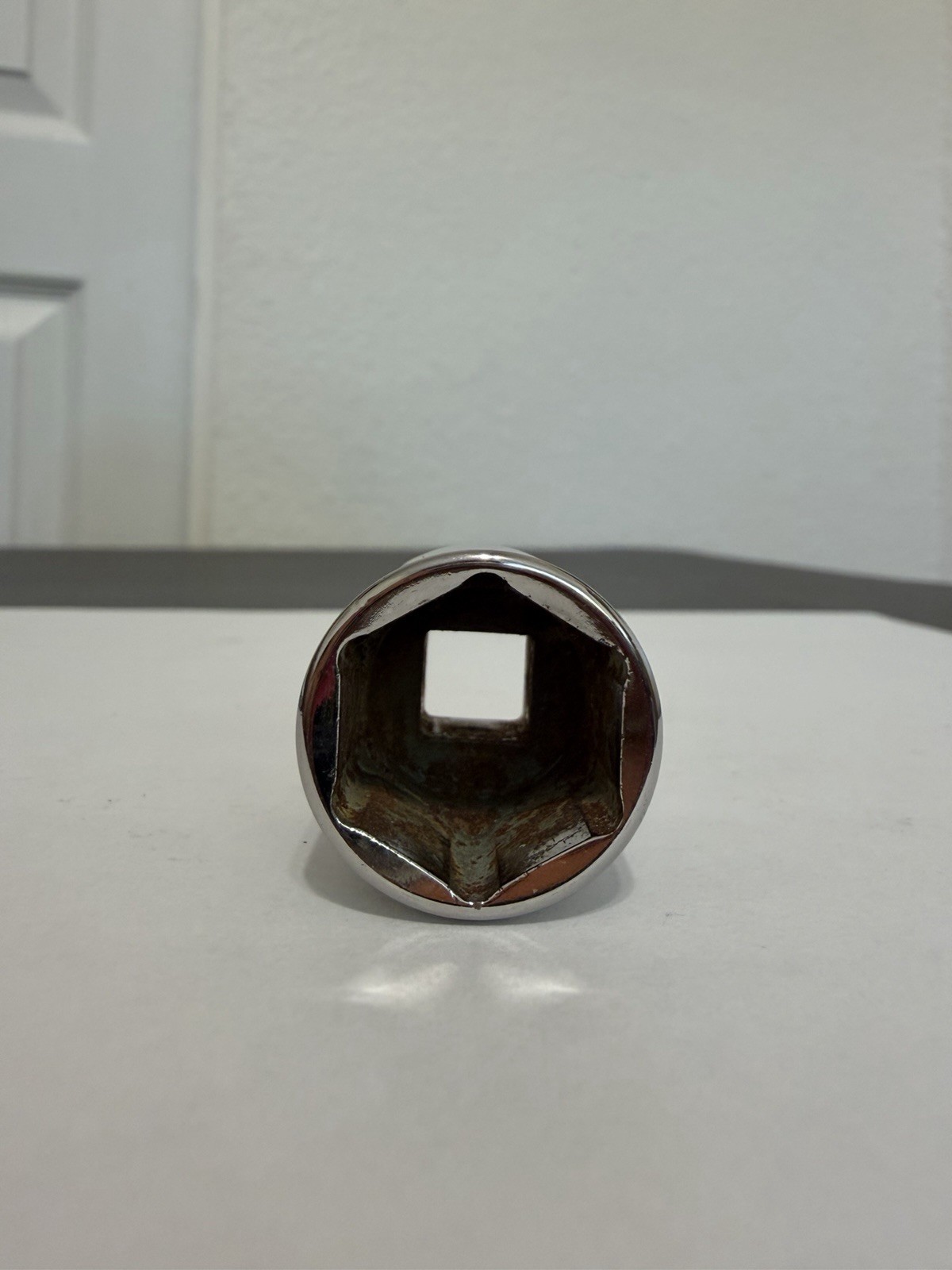 Snap On 3/8″ Drive 19MM 6PT Metric Shallow Chrome Socket USA FSM191