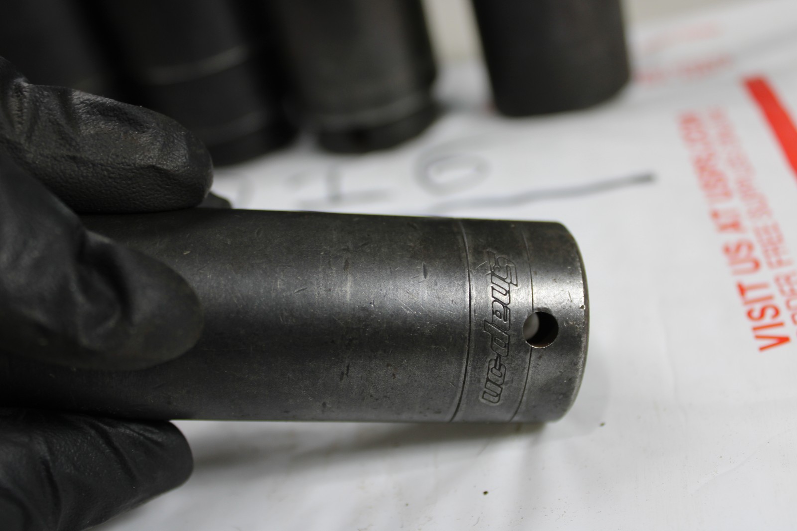 Snap On Tools 6-Pc Mixed SAE 1/2” Drive Deep Impact Socket Set USA Lot