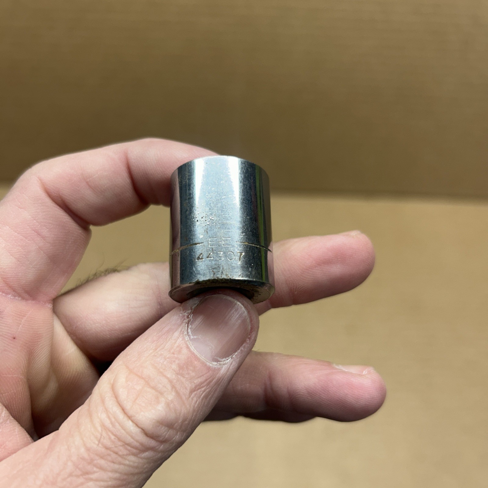 Craftsman 17mm 12 Point Shallow Chrome Socket 3/8″ Drive EE 44307 USA