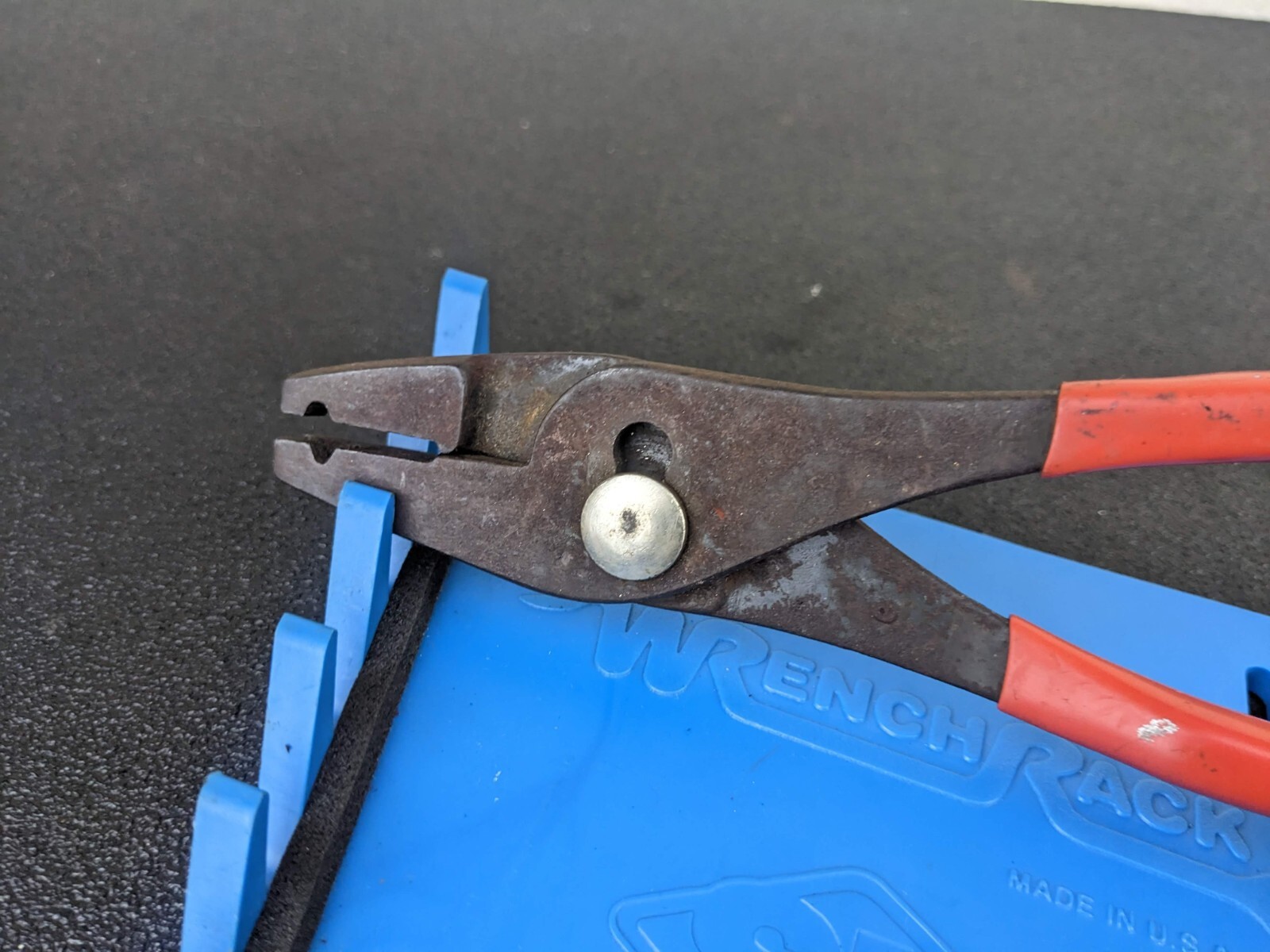 #bj988 Snap On HCP46BP 6 1/2” Long Red Slip Joint Corbin Hose Clamp Pliers USA