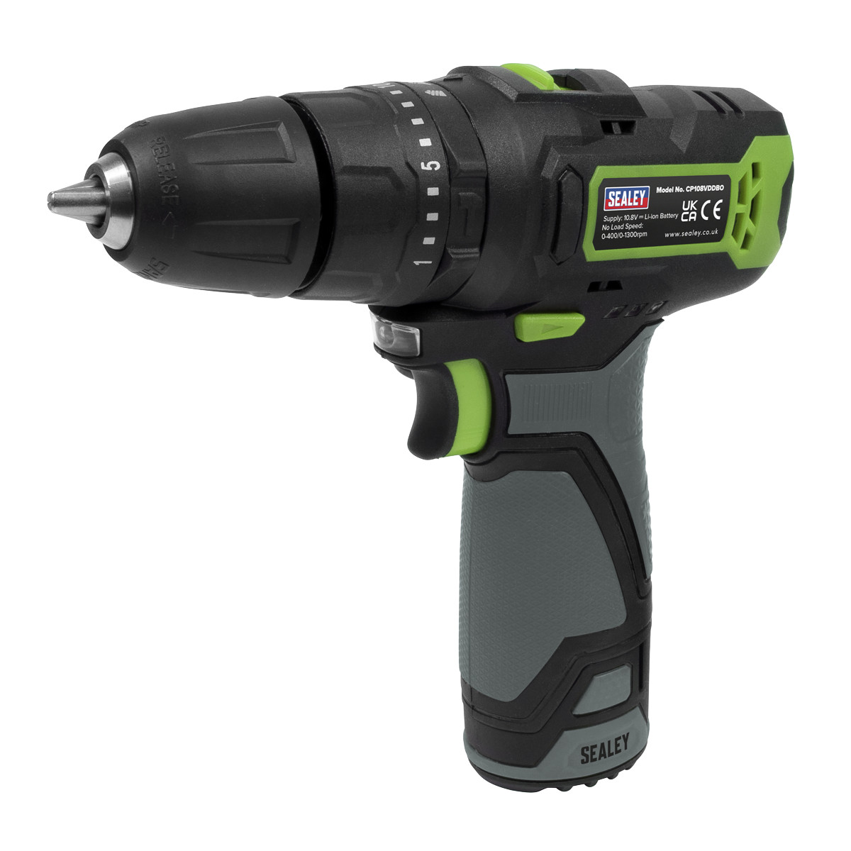 Sealey CP108VDD Cordless Hammer Drill/Driver 10mm 10.8V 2Ah
