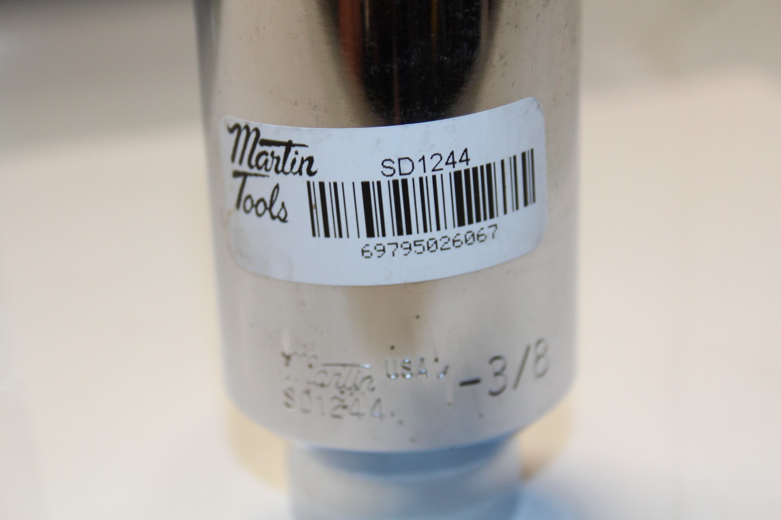 Martin SD1244 1/2″ Drive 1-3/8″ Deep Socket 12 Point USA
