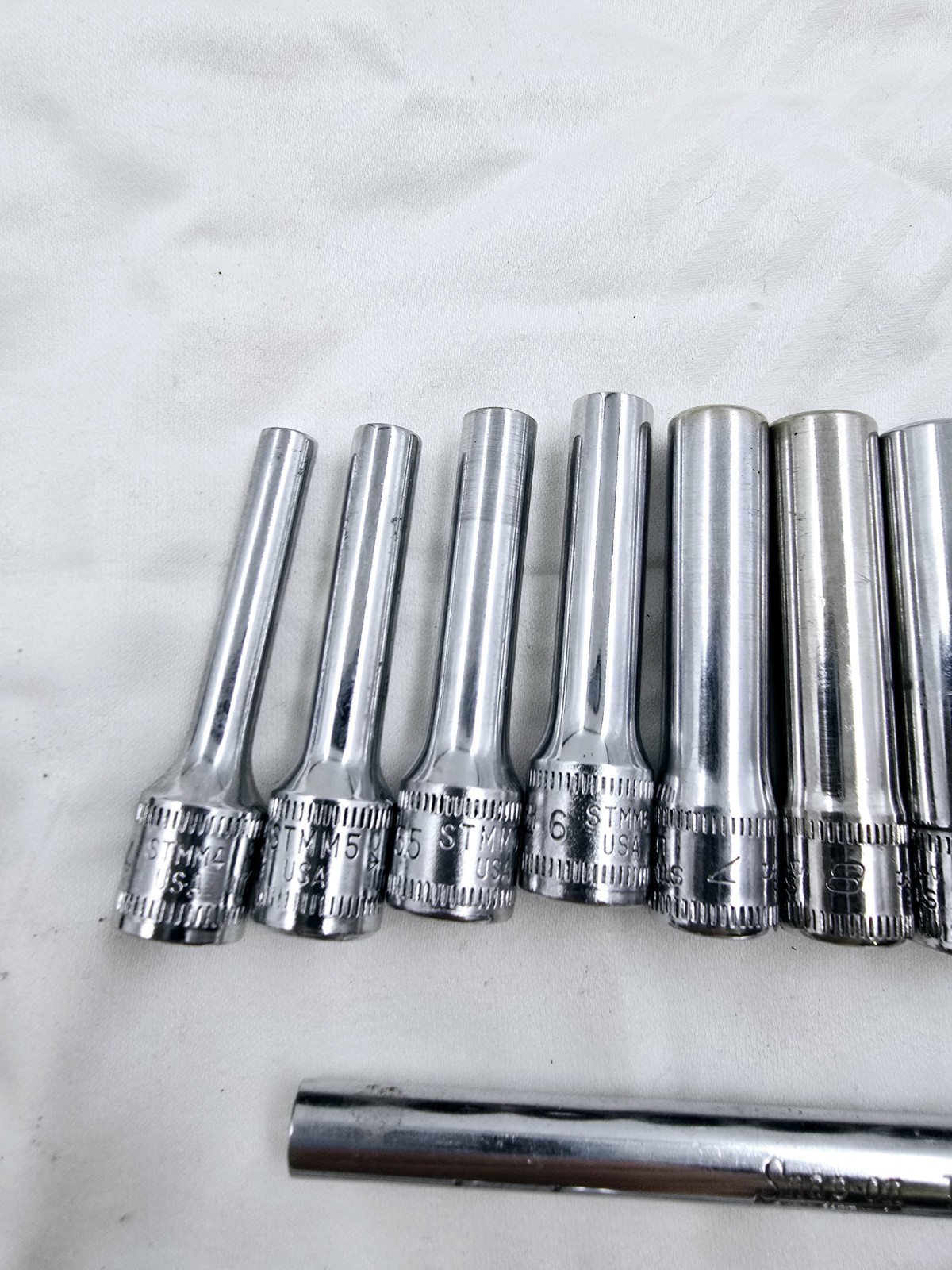 Snap-on STMM 5 – 15mm 1/4» Drive 12Piece 6 Point Metric Socket Set USA