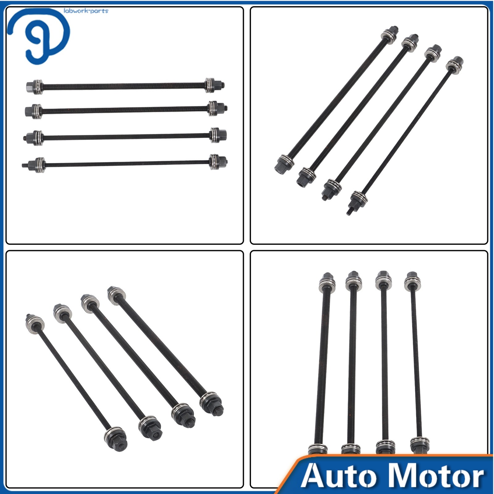 26Pcs Universal Press Pull Sleeve Kit Bearing Bushing Removal Installation Tool