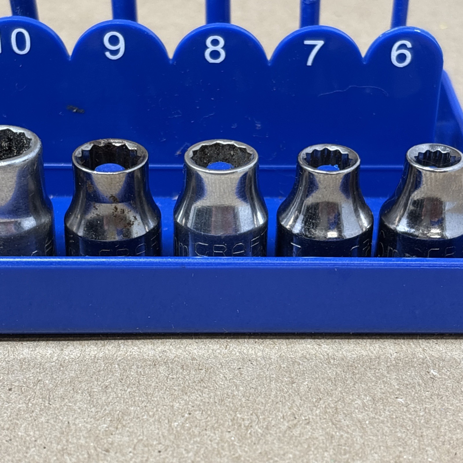 Craftsman 3/8”Drive Metric Socket Set 6mm to 21mm 12Pt USA No 20m