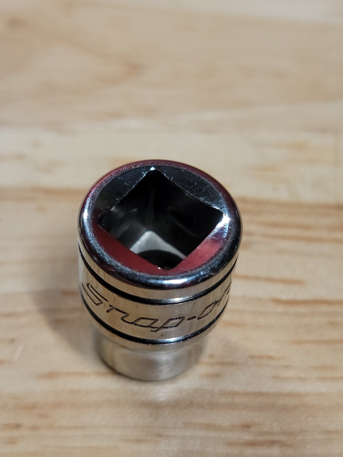 Snap-on Tools F121 3/8″ SAE 3/8” Drive 12-Point Shallow Chrome Socket USA
