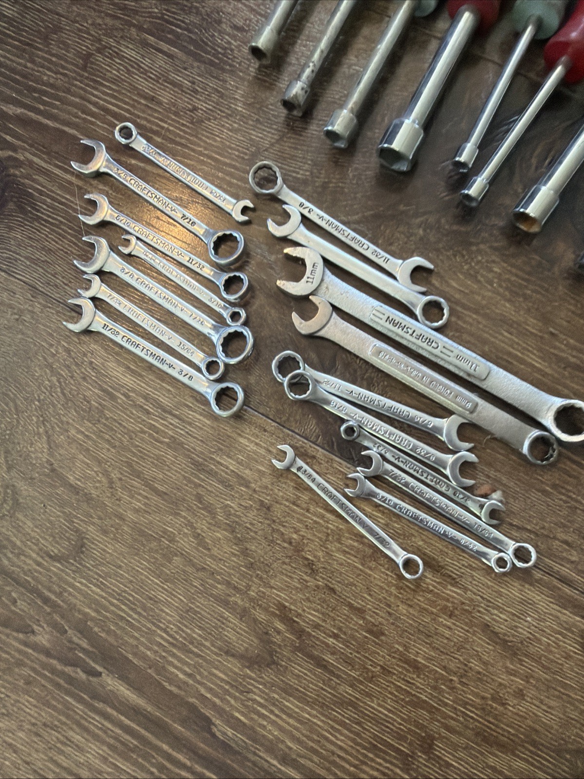 Large Snap On Mac Craftsman Tool Lot, Wrench’s screwdrivers Ratchet Flex Head
