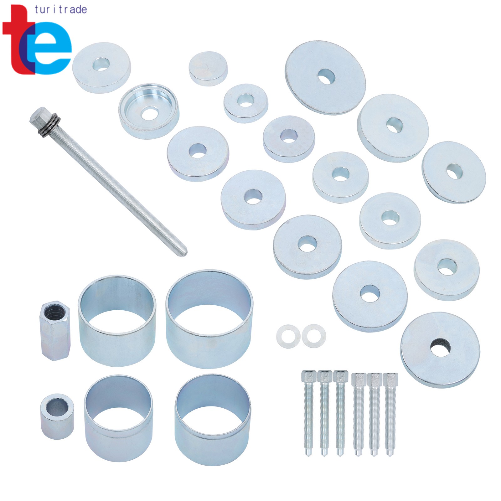 31pcs Front Wheel Hub Drive Bearing Removal Install Adapter Tool Kits Master Set
