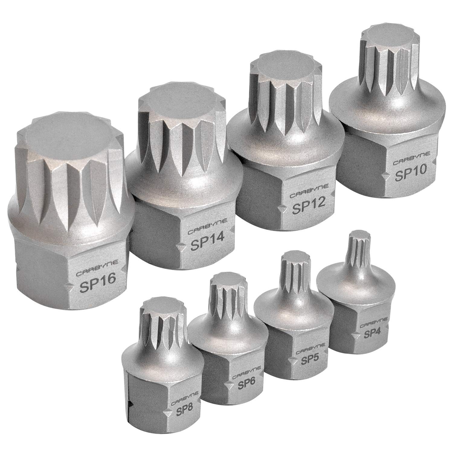 Super Short Low Profile Xzn Triple Square Bit Socket Set 8 Piece | 4mm To 16mm I