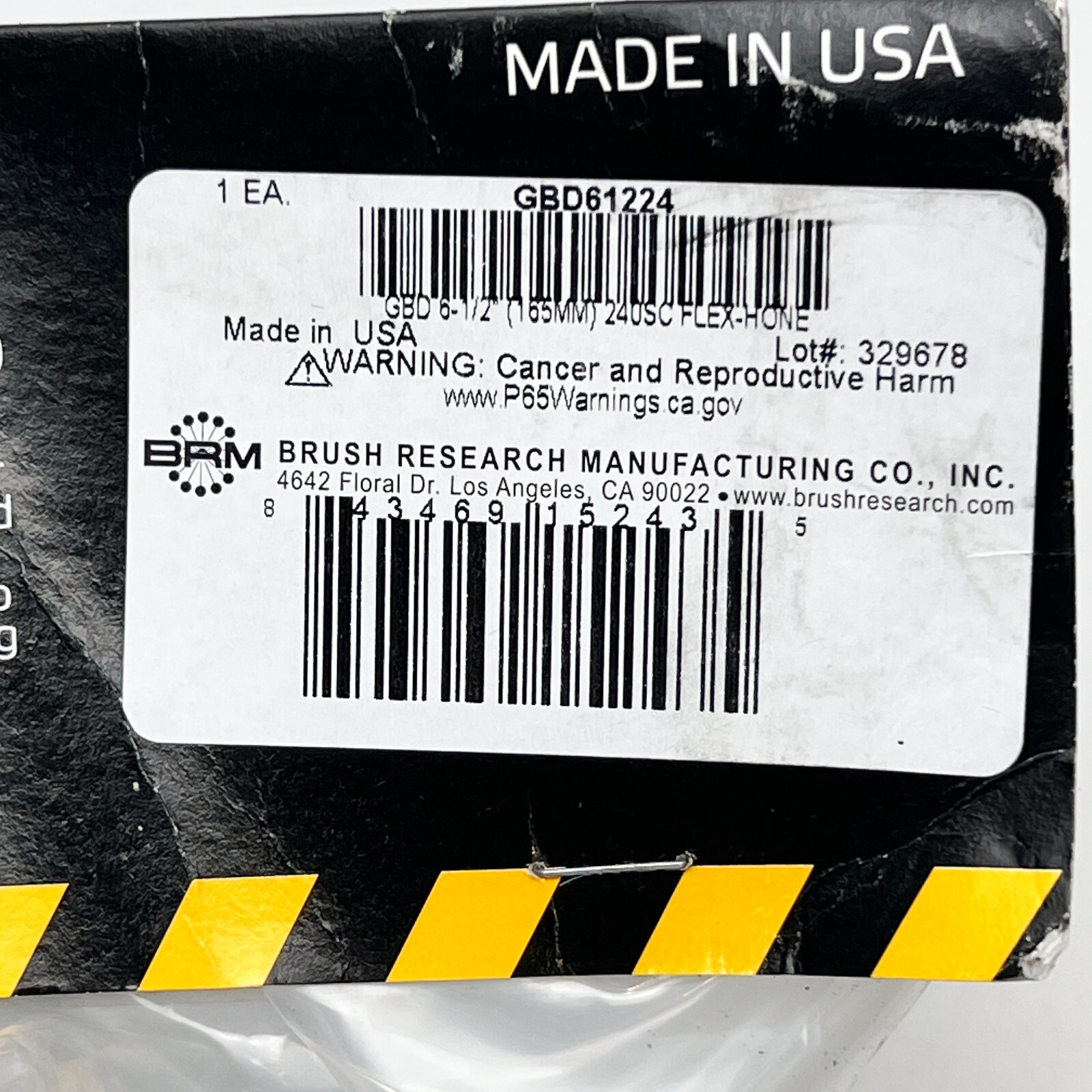 Flex-Hone GBD61224 Carbide Abrasive Brush Cylinder Hone 165mm (6.5″) – 240 Grit