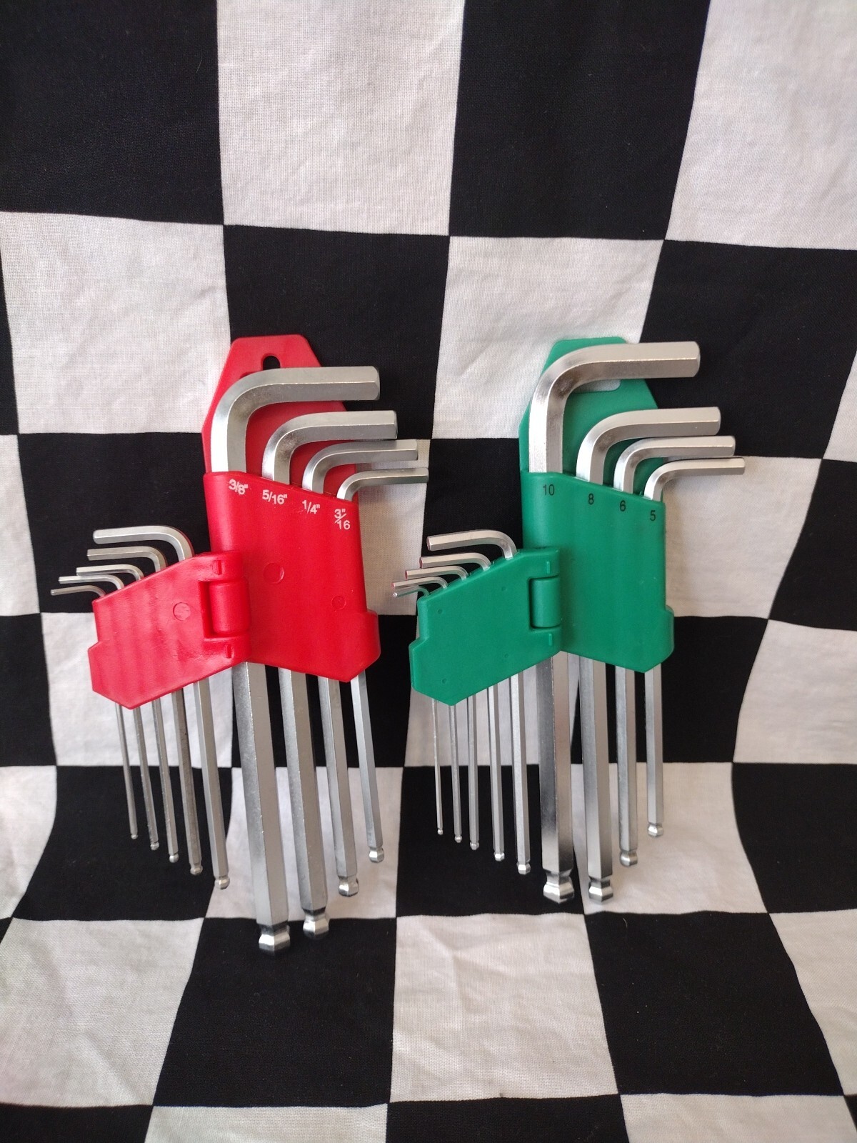 NEOCRAFT Hand Tools Hex Key Set Long Ball End SAE/metric