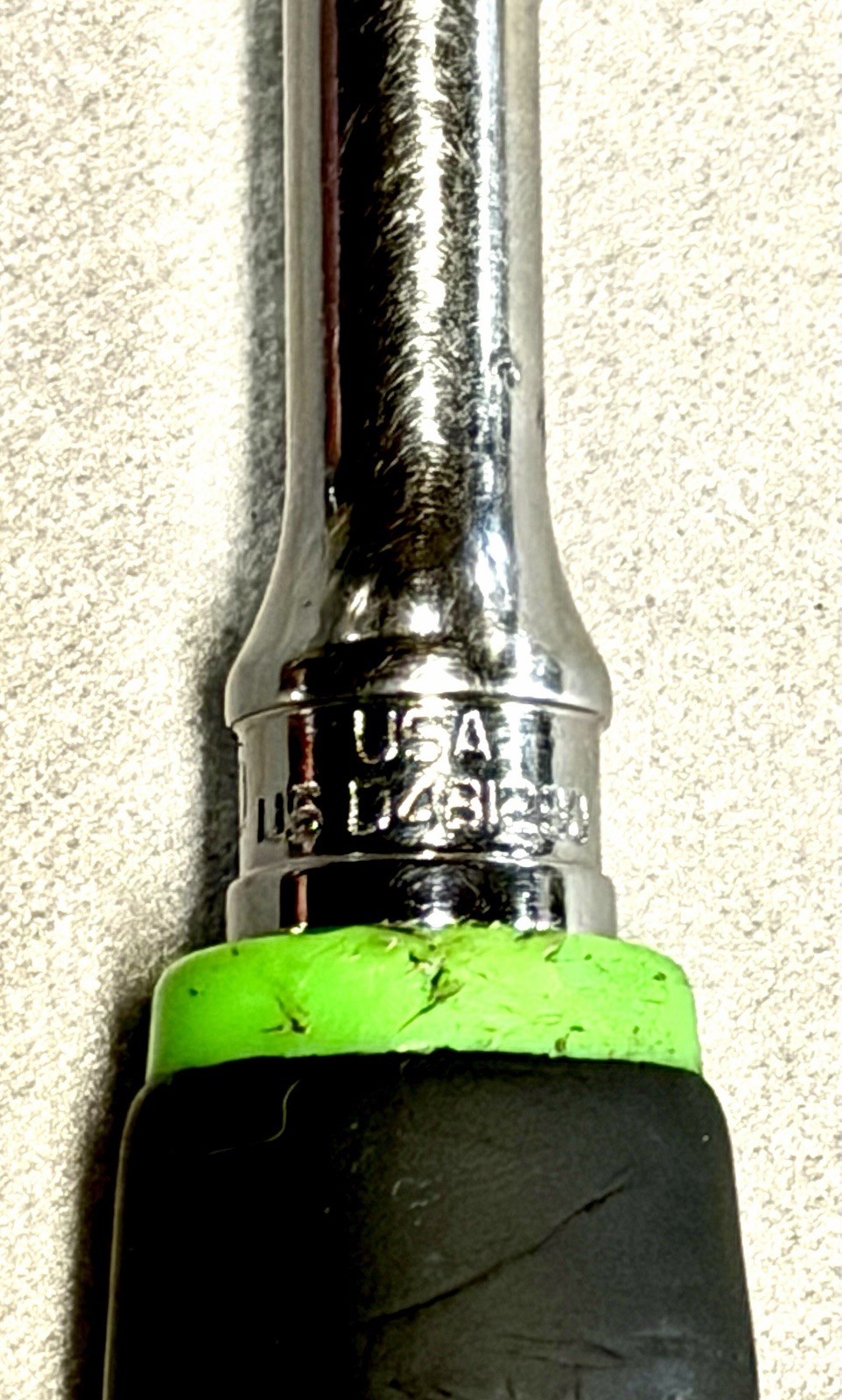 Snap-on FHL80 3/8″ Drive Long Handle Ratchet Green Soft Comfort Grip Dual 80