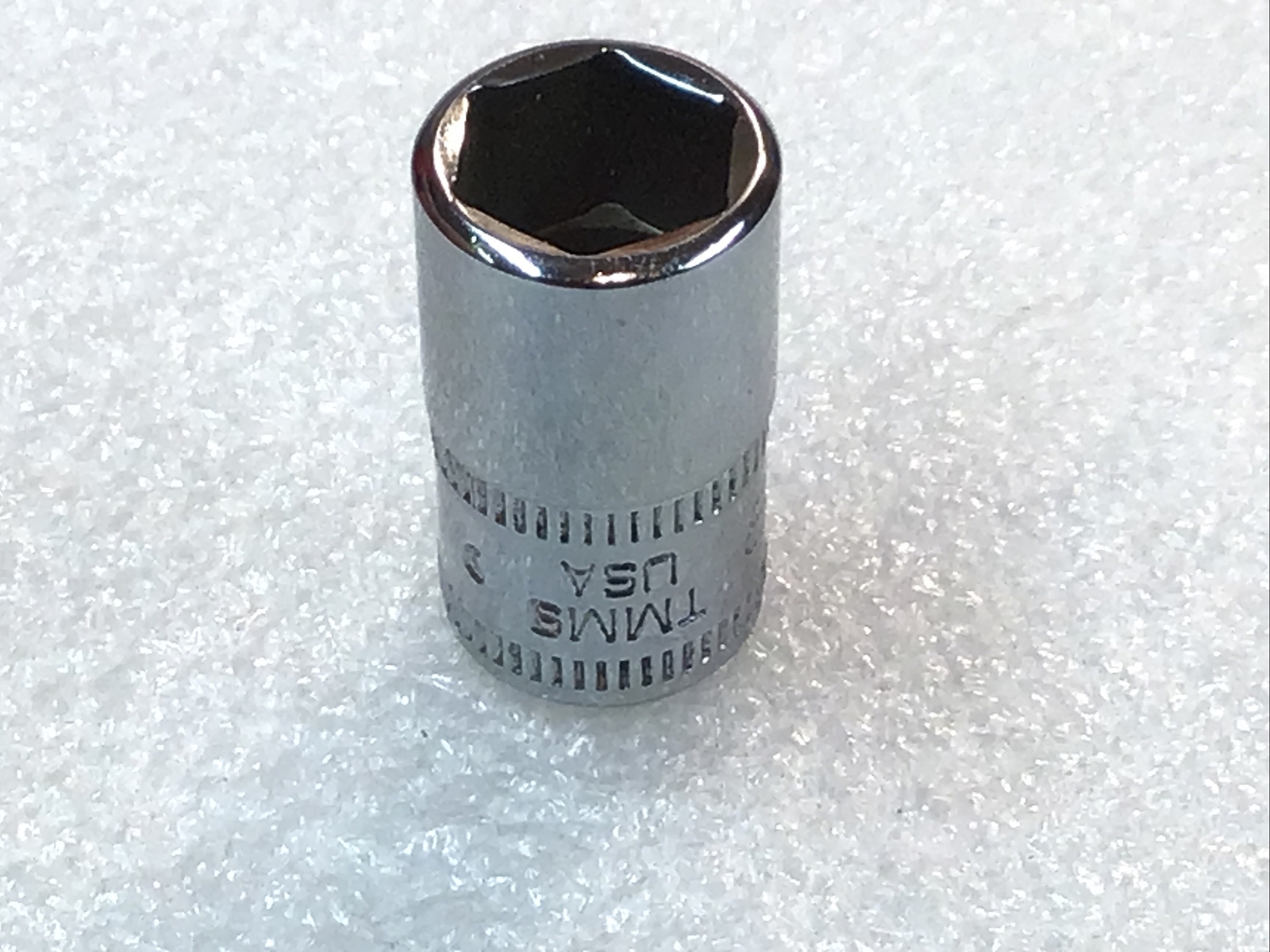 Snap On TMM9 – 9mm, Metric, Chrome, Shallow, Socket, 1/4″ Dr., 6 Pt.,-USA-NEW