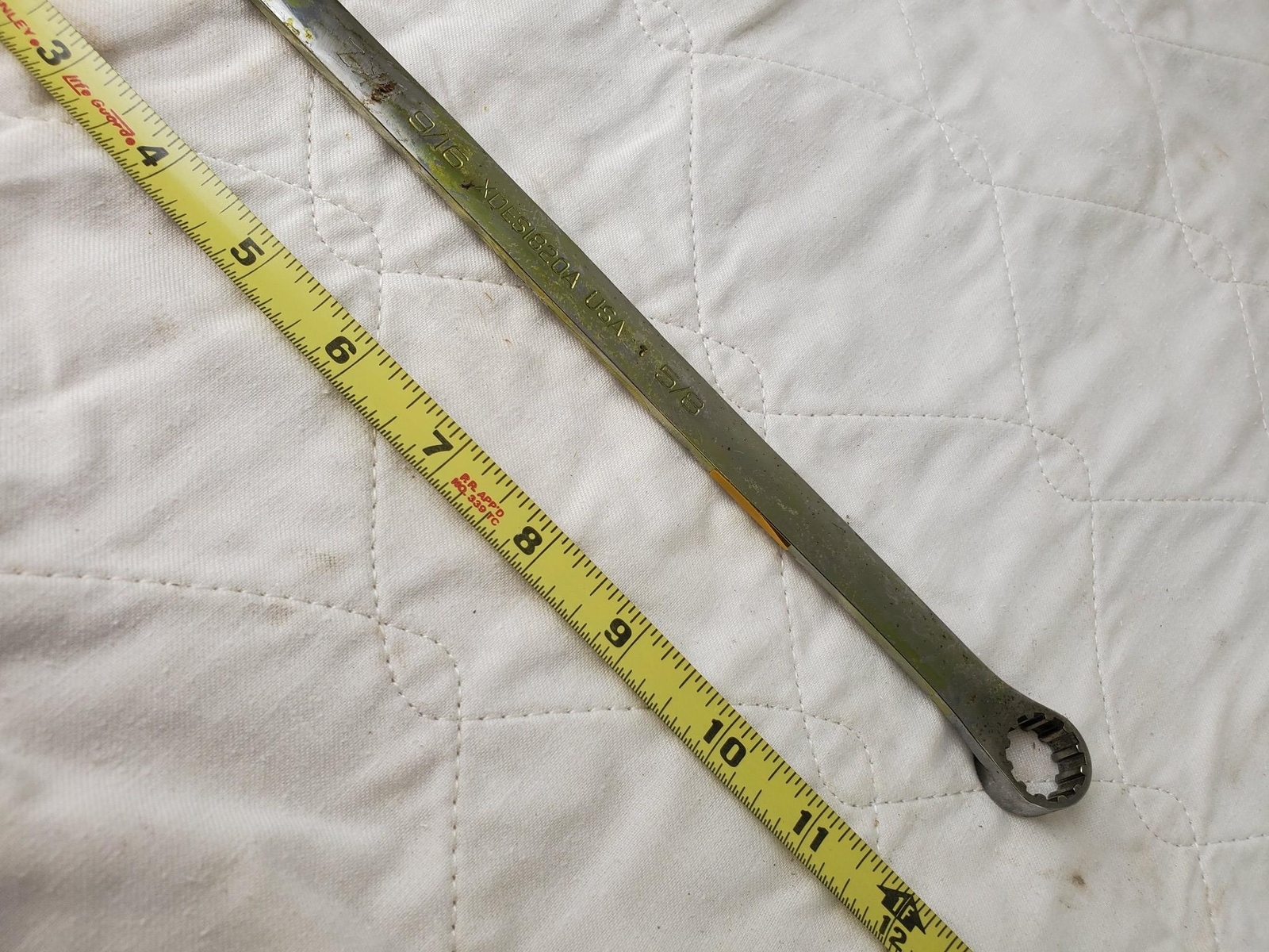 Snap-On 9/16 – 5/8 XDES1820A Double-Ended Ring Wrench Tool LOT 296