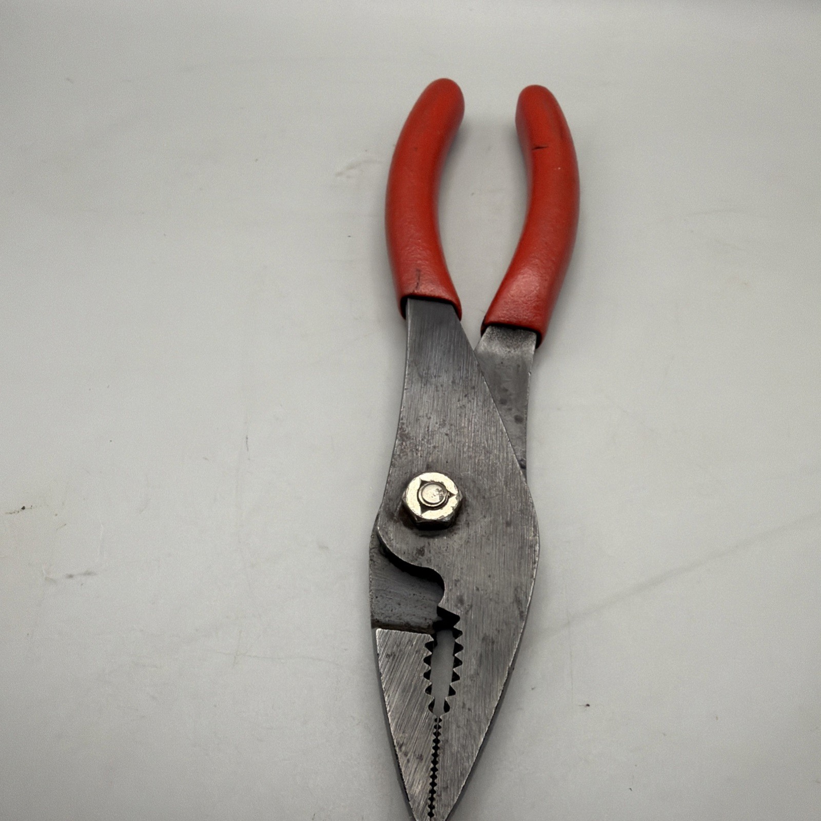 Snap on 47ACP 7.5″ Slip Joint Red Handle Pliers USA