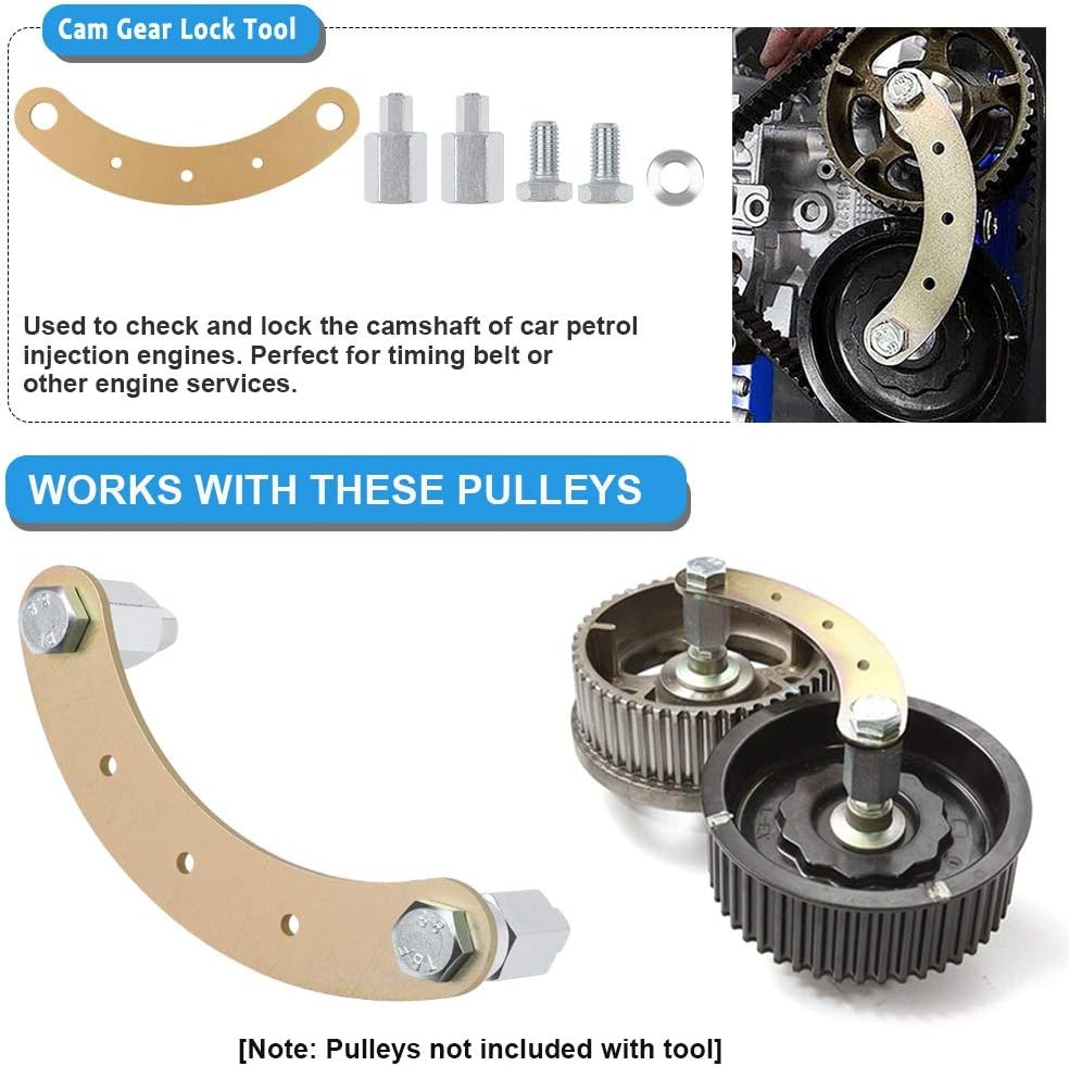Intake/Exhaust Cam Sprocket Crank Pulley Wrench Gear Lock Tool For Subaru STD