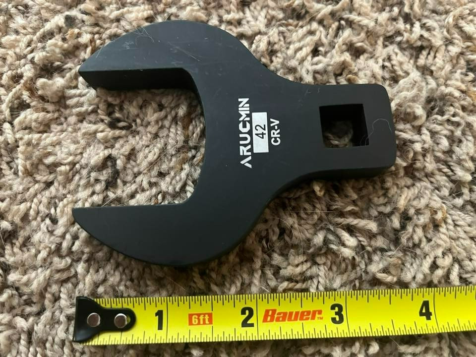 Arucmin Tools 42mm Metric Jumbo Crowfoot Socket Wrench, 1/2″ Drive, BRAND NEW!