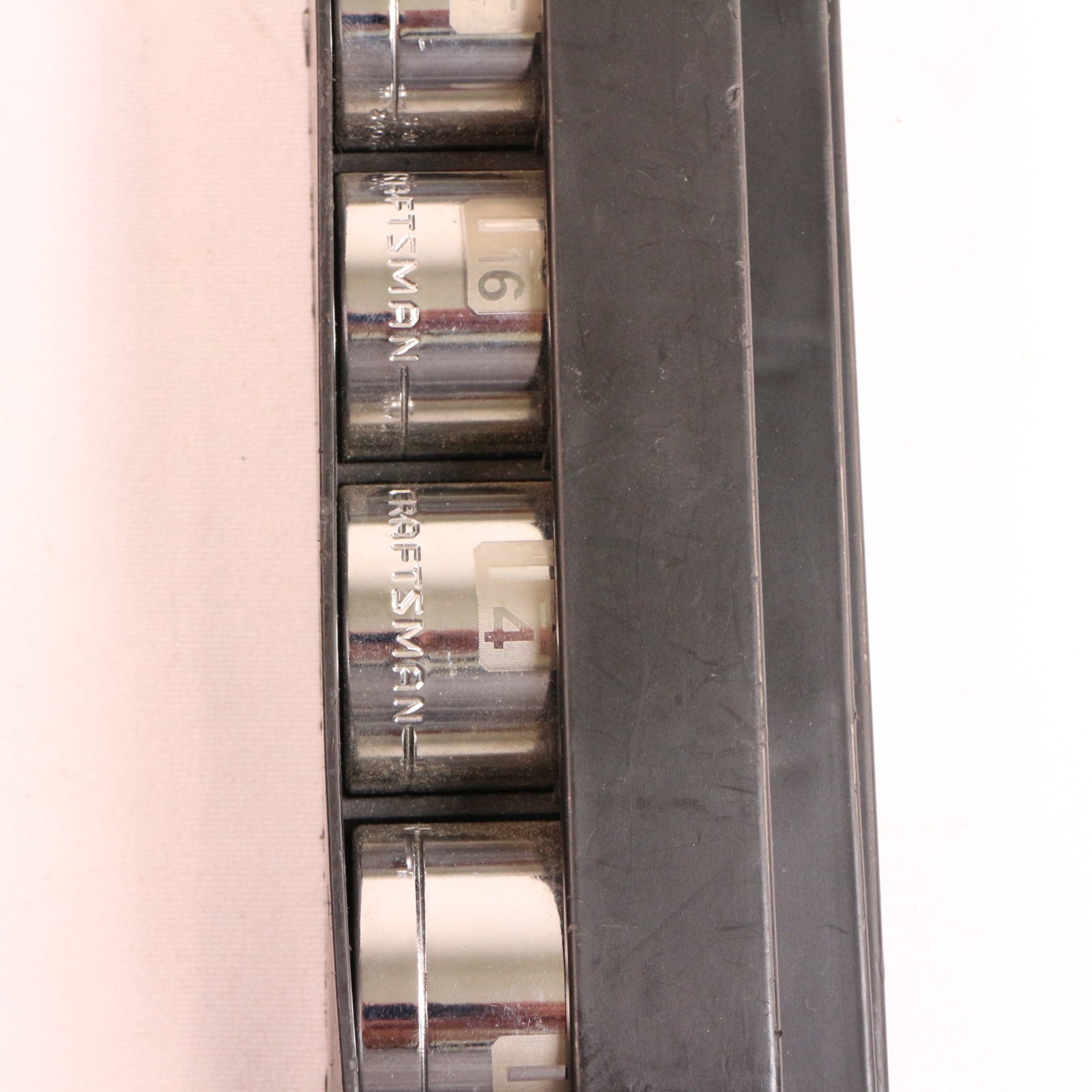 Craftsman 9-34572 Socket Set Chrome Polish 1/2 Drive 12-Point Shallow 5 Pcs NEW