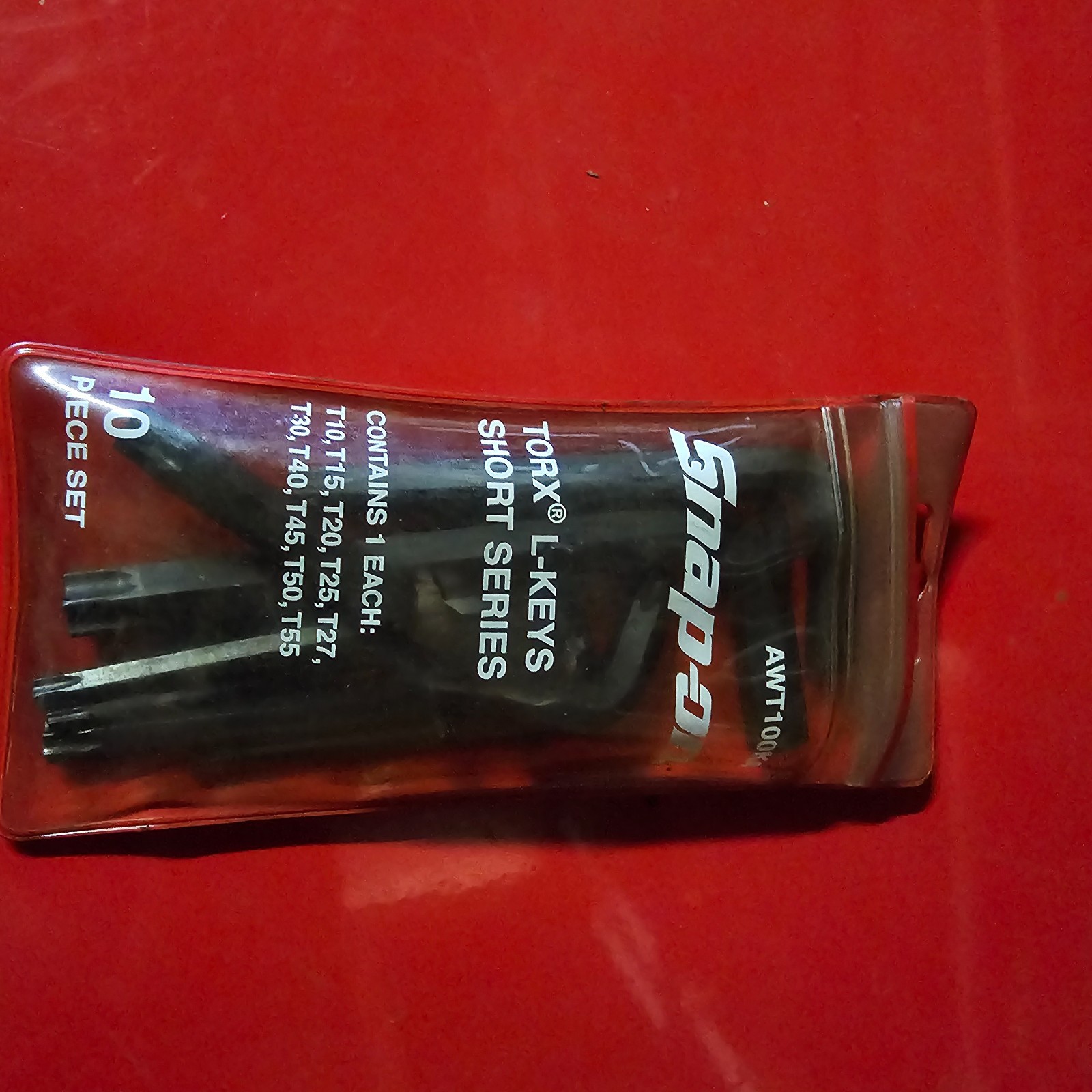 10 pc TORX® L-Shaped Wrench Set AWT100KA Snap On