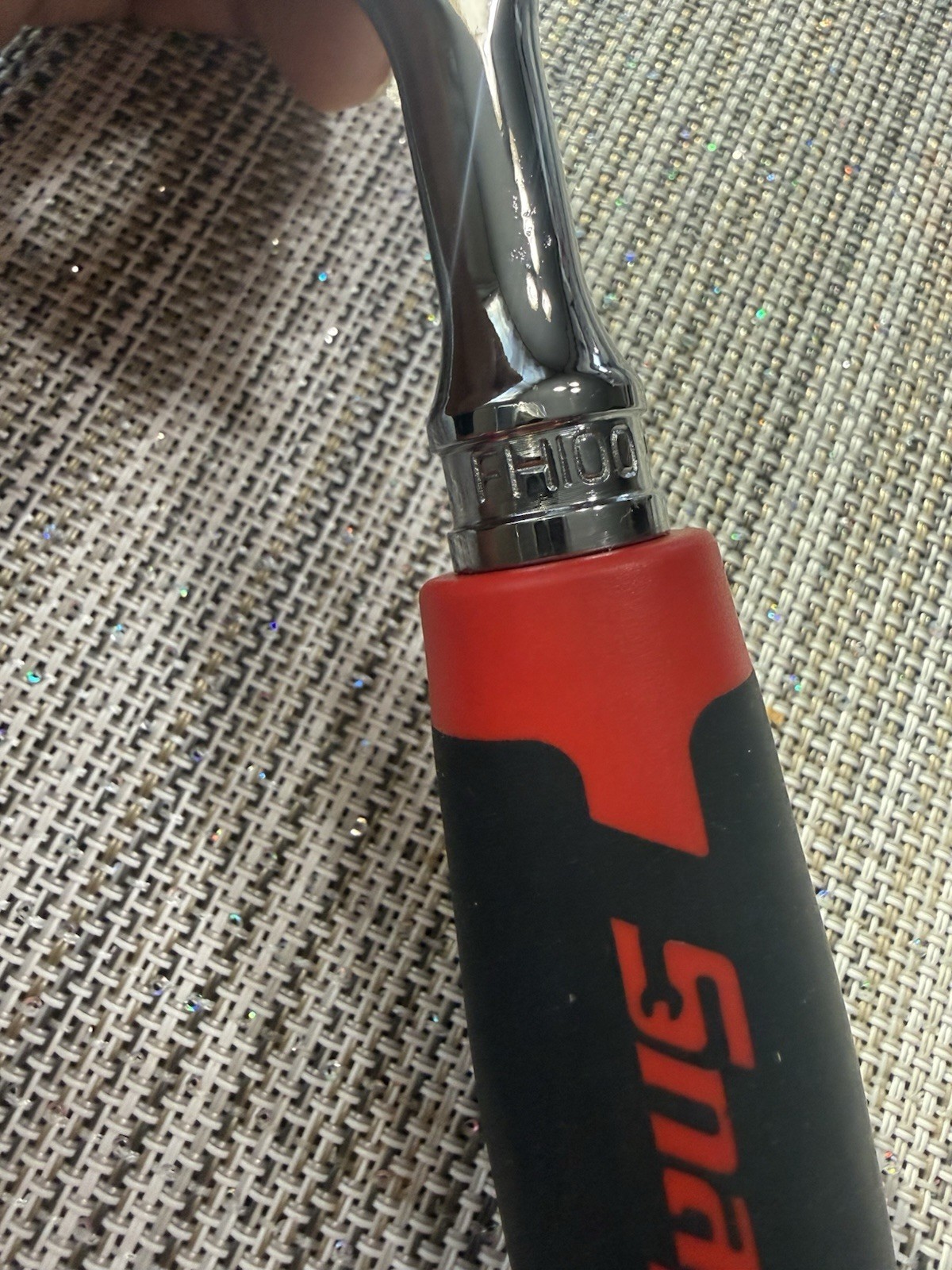 Red Snap-On Ratchet 3/8″ Drive FH100