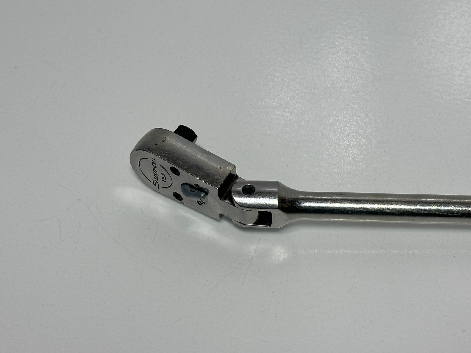 🇺🇸 Snap-on Tools USA FBF936 3/8” Drive Bent OffsetHandle Flex-Head Ratchet