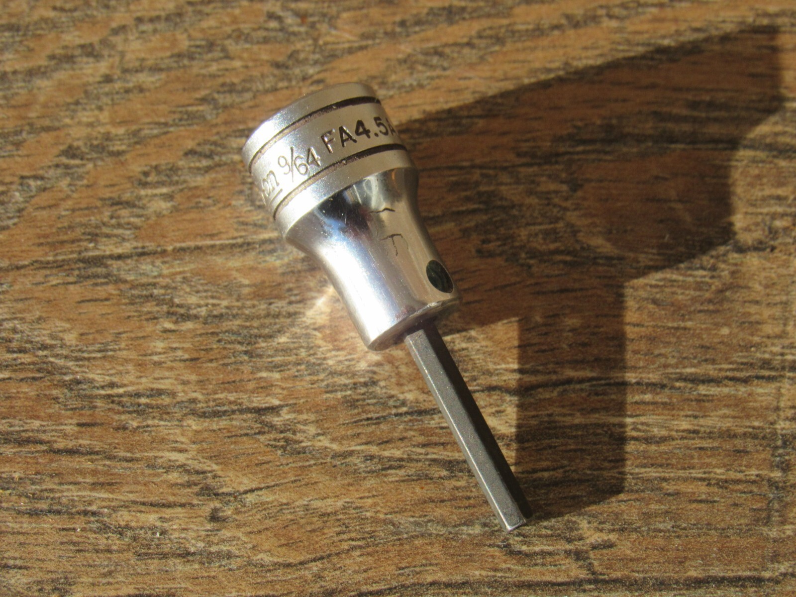 SNAP ON 9/64″ SAE FA4.5A 3/8″DRIVE STD HEX BIT SOCKET DRIVER FA4.5 UNDERLINE FA