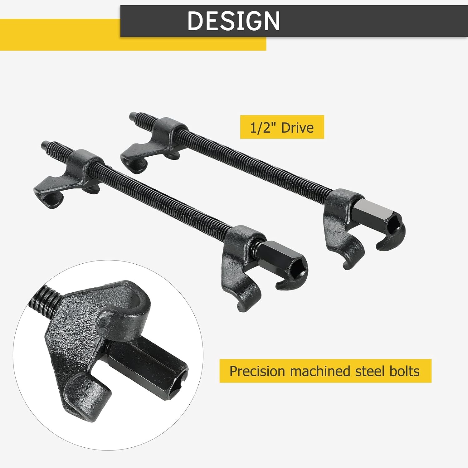 14″ Coil Spring Compressor Tool Kit 2PCS Heavy Duty Suspension Tool