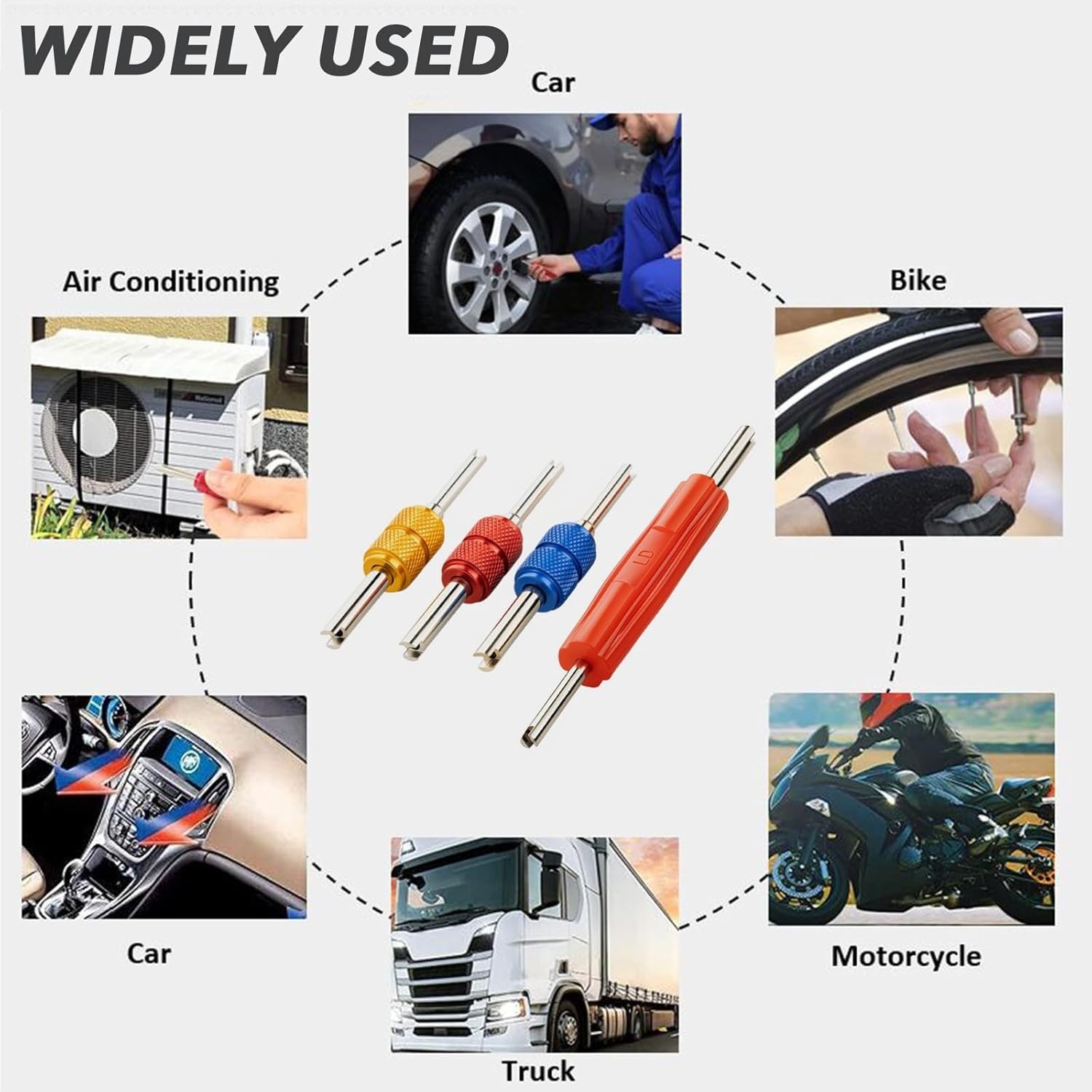 Dual Head A/C Valve Core Remover Tool for Efficient Automotive Maintenance