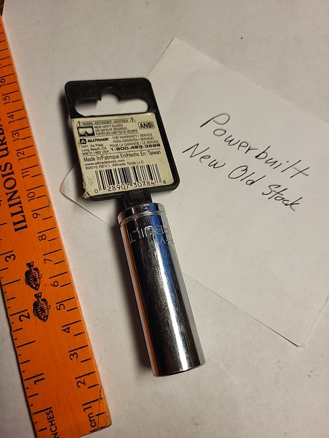 Powerbuilt 3/8 inch Drive Deep Socket – 14mm – 12pt – CR-V NOS #940064