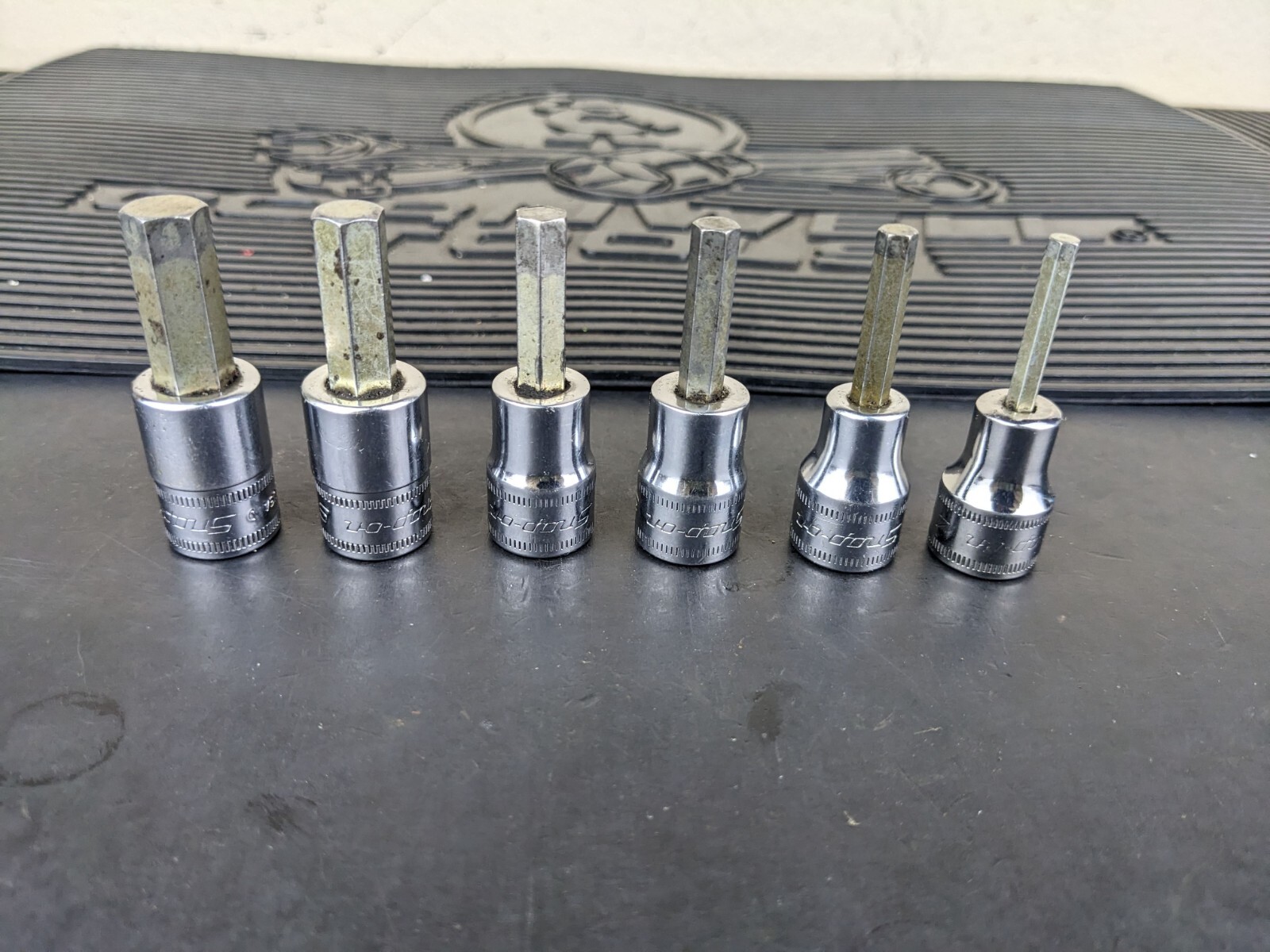 #ba751 Snap On 3/8″ Drive Metric Hex Bit Socket Set – 4-7, 9, 10mm 207EFAMY