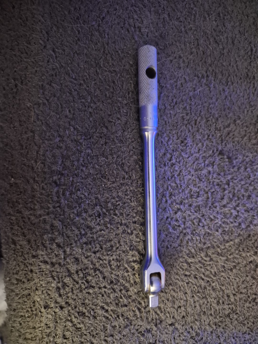 Snap-On TM-10-D 1/4″ Drive Flex Extension 6.25″ USA Knurled Handle Tool