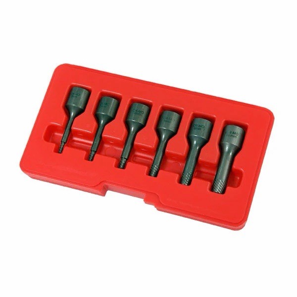 6pc Multi-Spline Damaged Screw Nut Bolt Removal Extractor Set | 1101